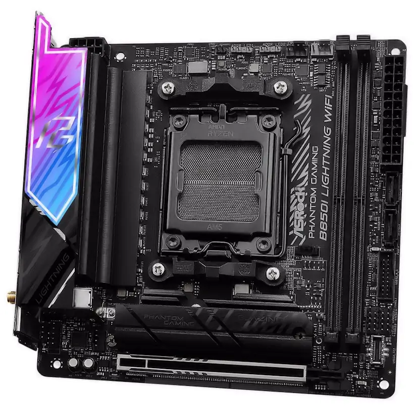 Montaje Placa Base ASRock B850I Lightning WIFI Arganda del Rey Informático Arganda del Rey - Montaje Placa Base ASRock B850I Lightning WIFI Arganda del Rey